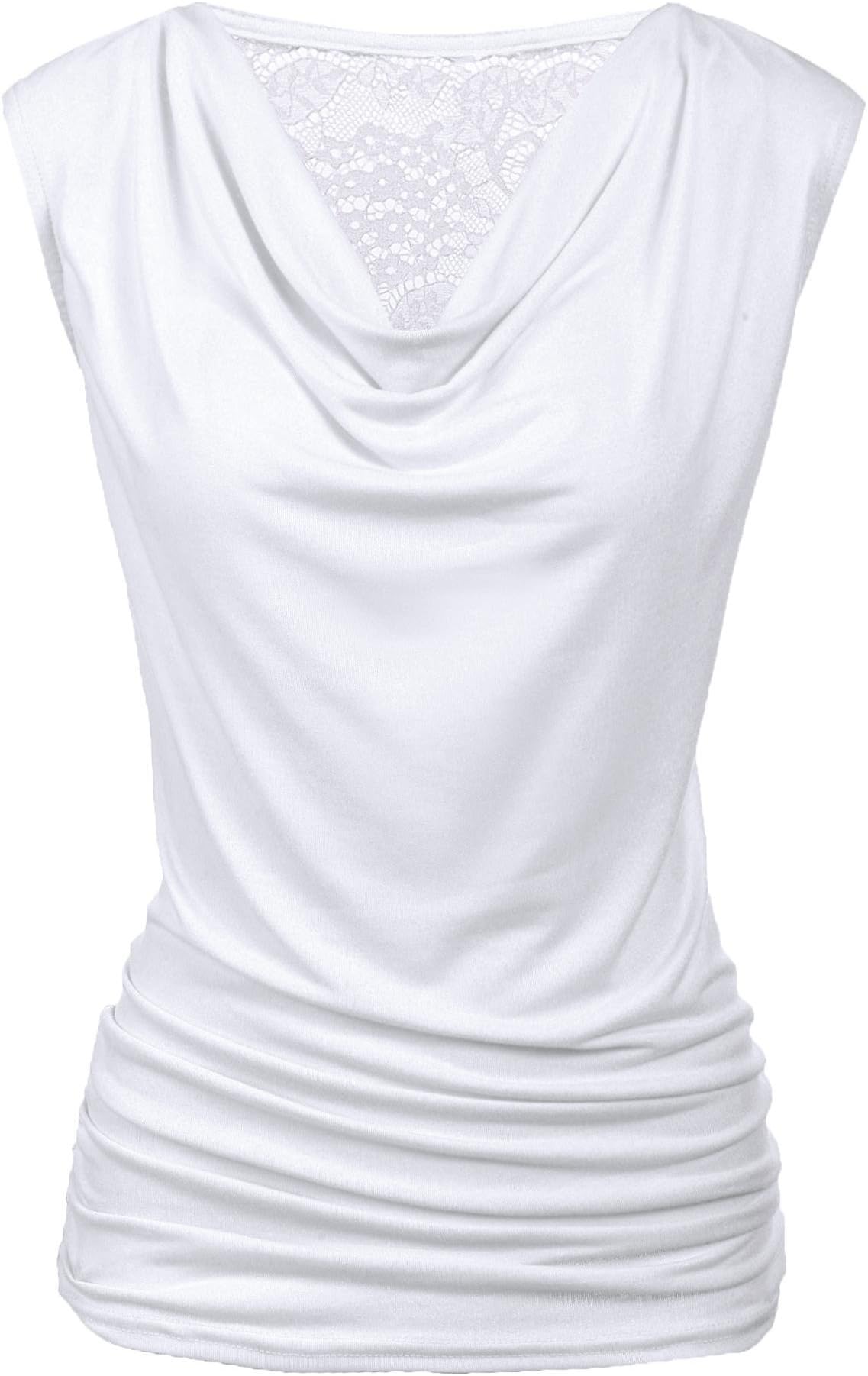 Tank Top for Women Trendy Going Out Tops Sleeveless Shirts Ruched Business Casual Basic Tunic Tops