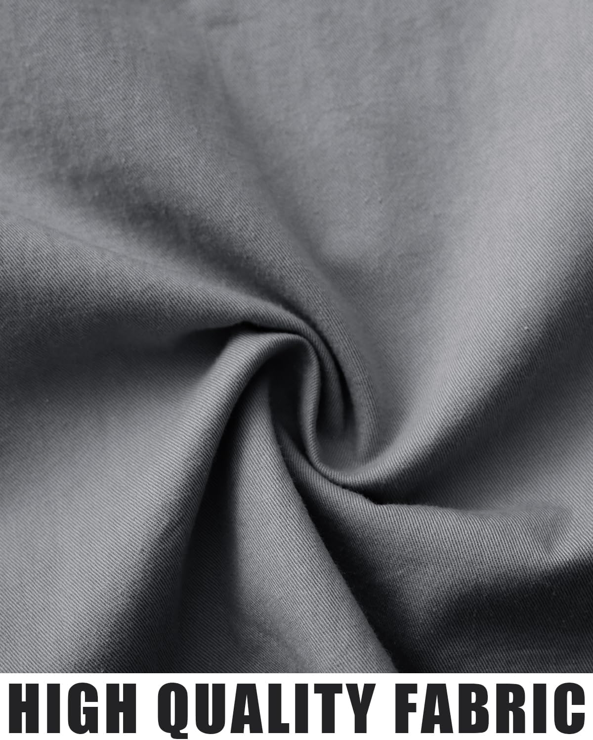 TUNEVUSE Mens Western Shirt Casual Long Sleeve Button Down Shirts Regular Fit Button Up Work Shirts with Two Pockets Cotton - Image 7