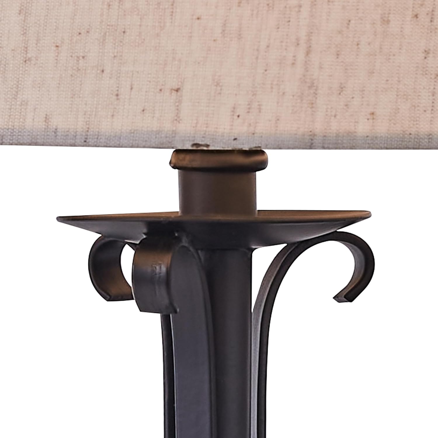 Park Designs Iron Scroll Lamp with Shade