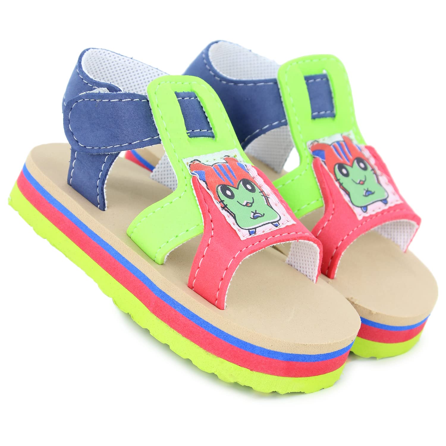 Neska Moda Baby Boys and Baby Girls Eva Hook & Loop Chu Chu Musical Sound Sandals For 12 To 18 Months (Beige,Blue,Green,Red) -BT1337 (B09ZPRXG5X) Amazon Price History, Amazon Price Tracker