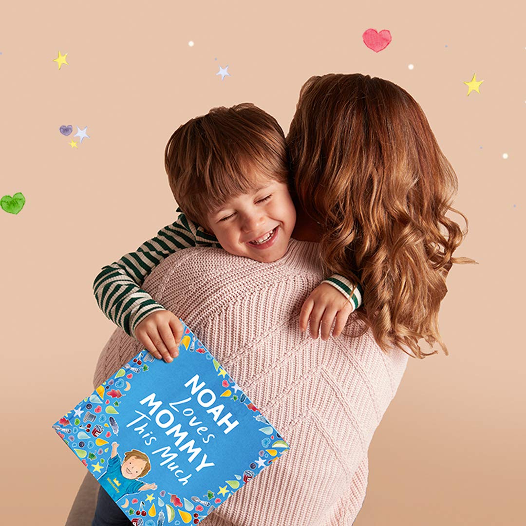Personalized Book for Mommy - You Love Mommy This Much - Wonderbly (Hardcover)