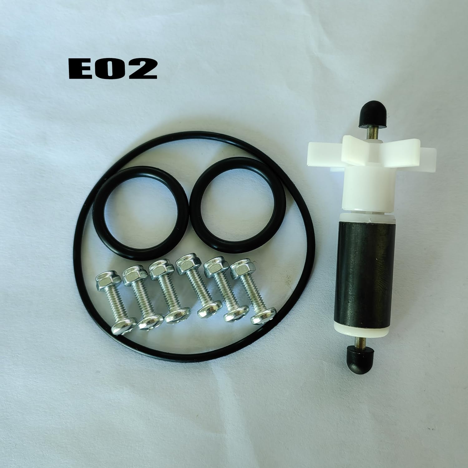 P4071#58113 Water Pump Rotor FIX E02 for Coleman for Layz Repair Kit for Pump Repair Kit, Black and White - Image 3