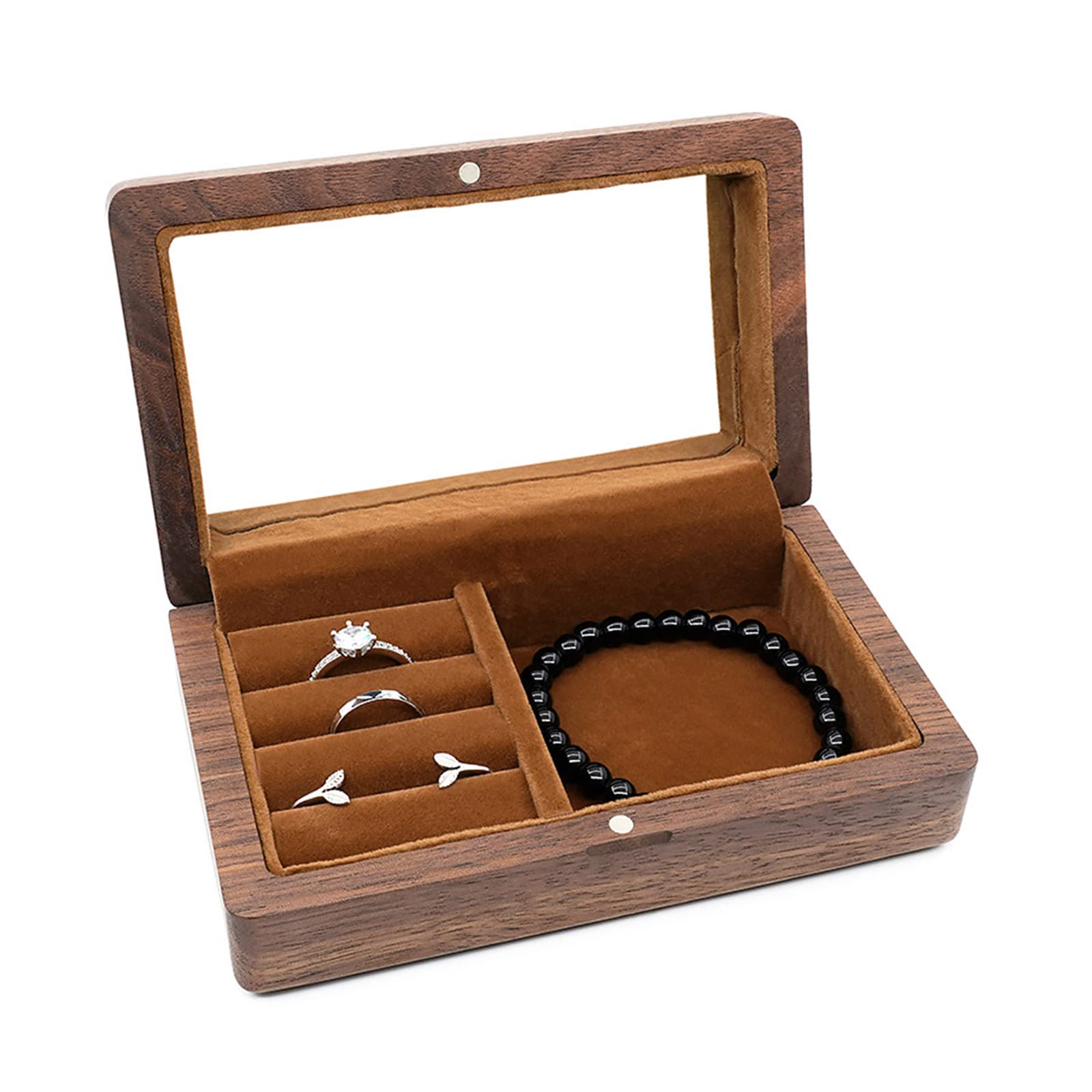 Boîte à bijoux en bois pour collier : le cadeau de rangement idéal