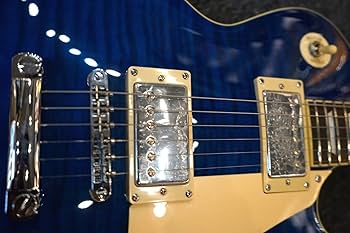 Amazon | GrassRoots G-LP-60S See Thru Blue エレキギター グラス