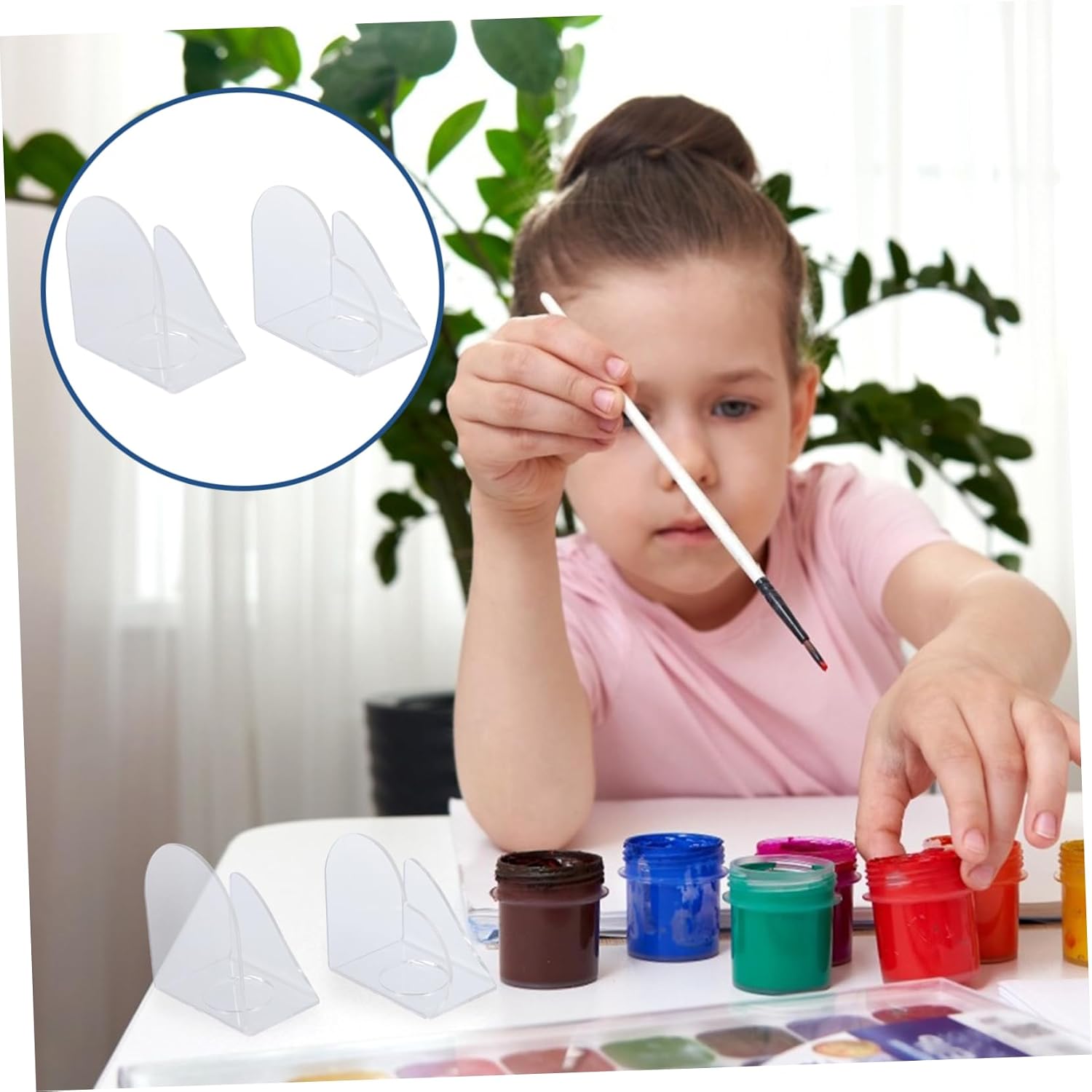 Acrylic Color Mixing Tray DIY Painting Craft 2 Pcs for Boys and Girls