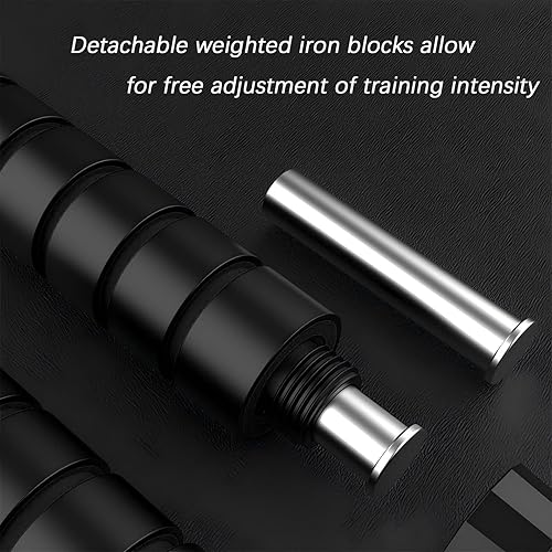 Miniatura 4 de Cuerda de saltar pesada, cuerda de salto ajustable de acero de velocidad rápida sin enredos para niños, mujeres y hombres, cuerda de saltar de