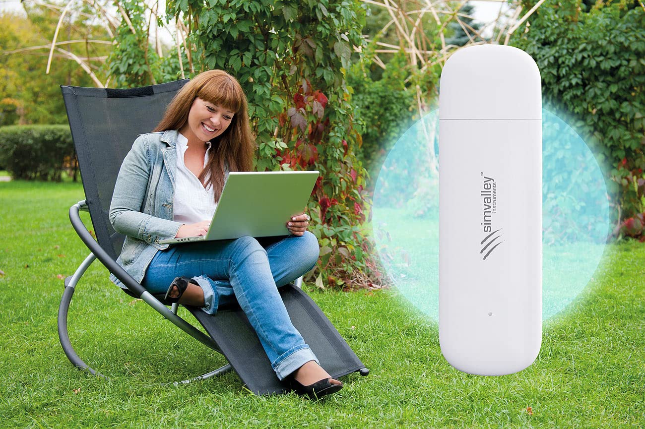 simvalley MOBILE Dongle LTE : 4G/LTE Surf Stick jusqu'à 150 Mbit/s, jusqu'à 8 utilisateurs, Gestion des Applications (LTE)