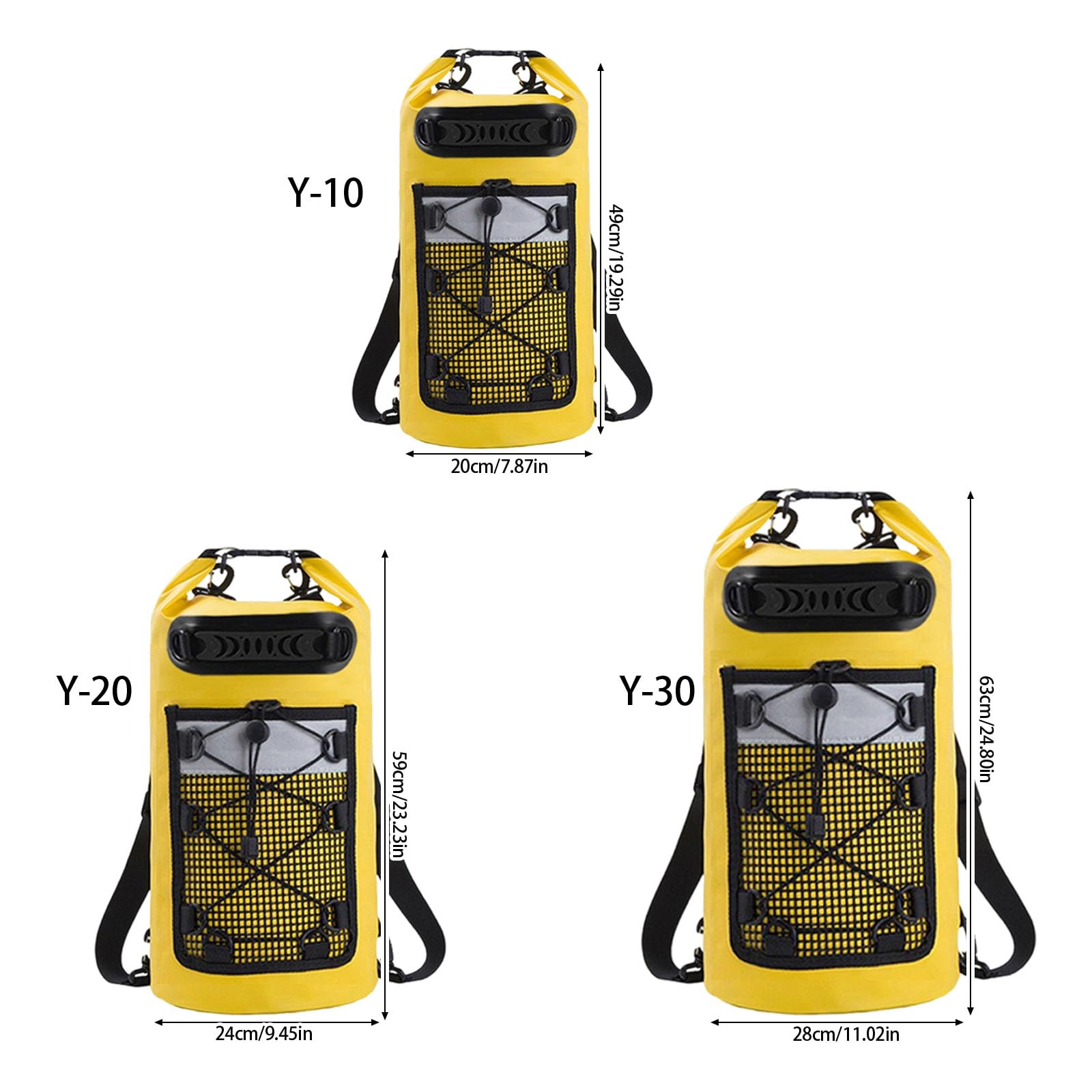 Seau étanche et convivial avec mailles en PVC
