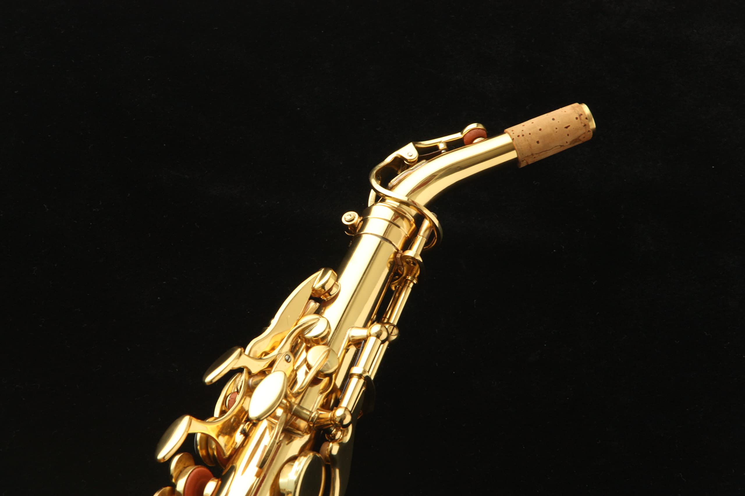 Saxo soprano Curvo Harlem SSC-310 Nuovo! Con astuccio leggero