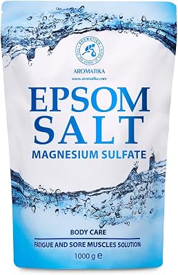 AROMATIKA Epsom Salz Badesalz mit Magnesiumsulfat gegen Muskelverspannungen