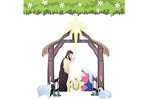 Easter Yard Decorations Religious - Weatherproof Jesus Decor Set for Front Yard Lawn
