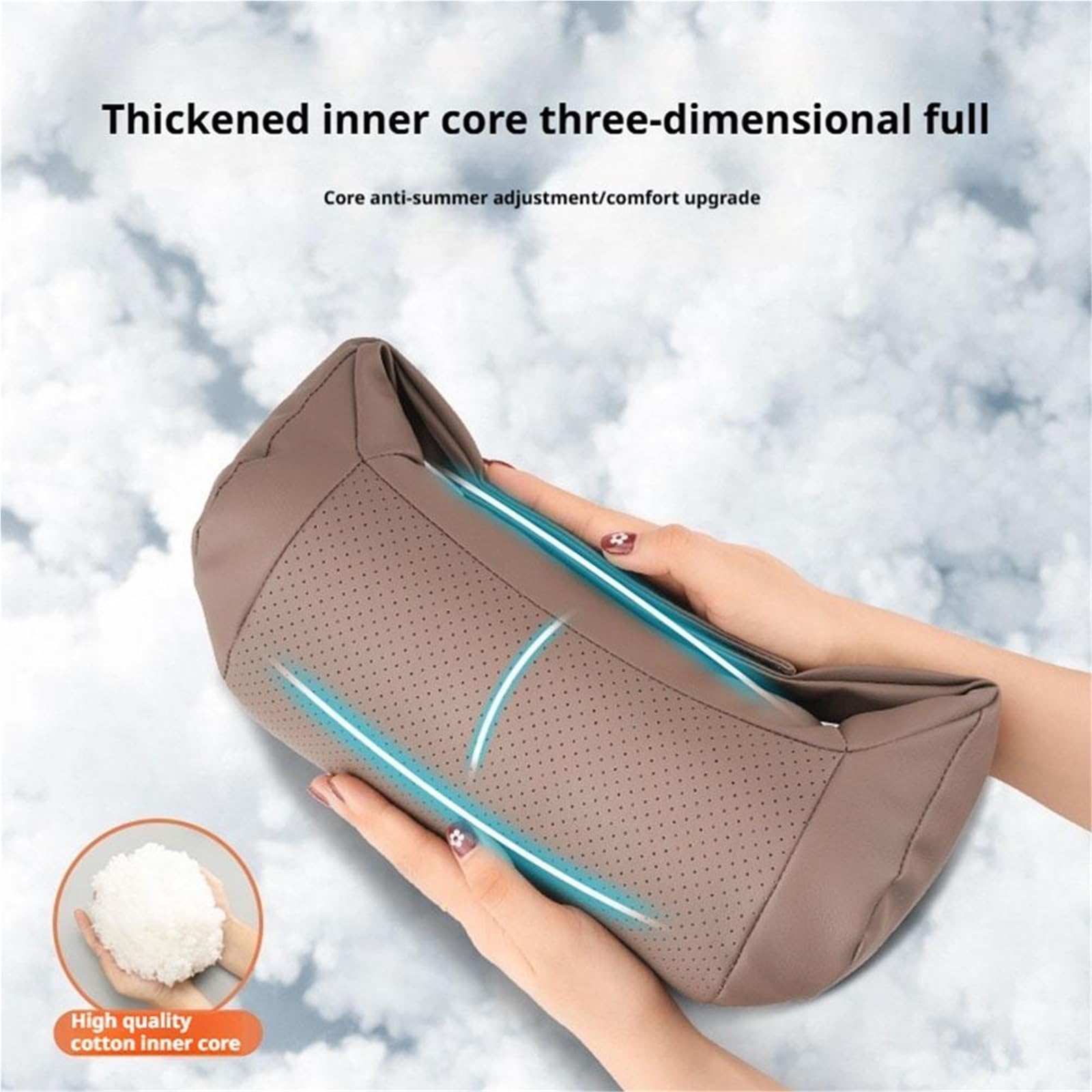 Cale-têtes pour sièges Auto Compatible avec Mercedes-Benz et BMW, appuie-tête Universel pour intérieur de Voiture Tête de Voiture(A)