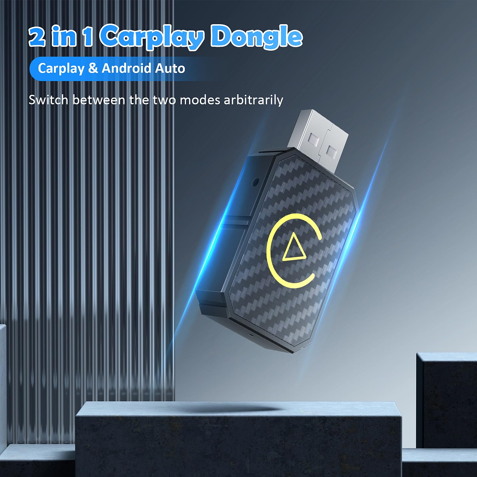 Adattatore Wireless CarPlay Per IPhone - Converti CarPlay Cablato In Senza Fili Per Auto Dal 2017