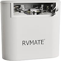 Vista 1 de RVMATE Cubierta de tanque de propano para caravana, impermeable, anti-UV, cubierta de tanque de propano blanco, se adapta a tanques de propano dual