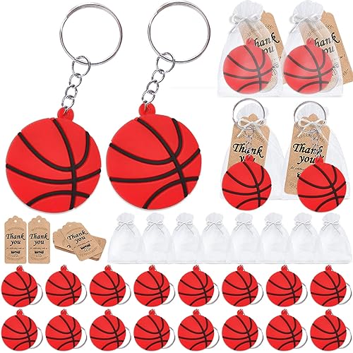 CiciBear 60 Pack Basketball Party Return Favors with 20 Basketball