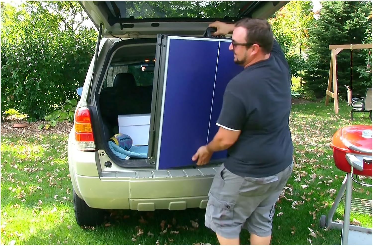 Table Tennis Table, Indoor and Outdoor Folding Mobile Table Tennis Table, The Perfect Small Space Solution