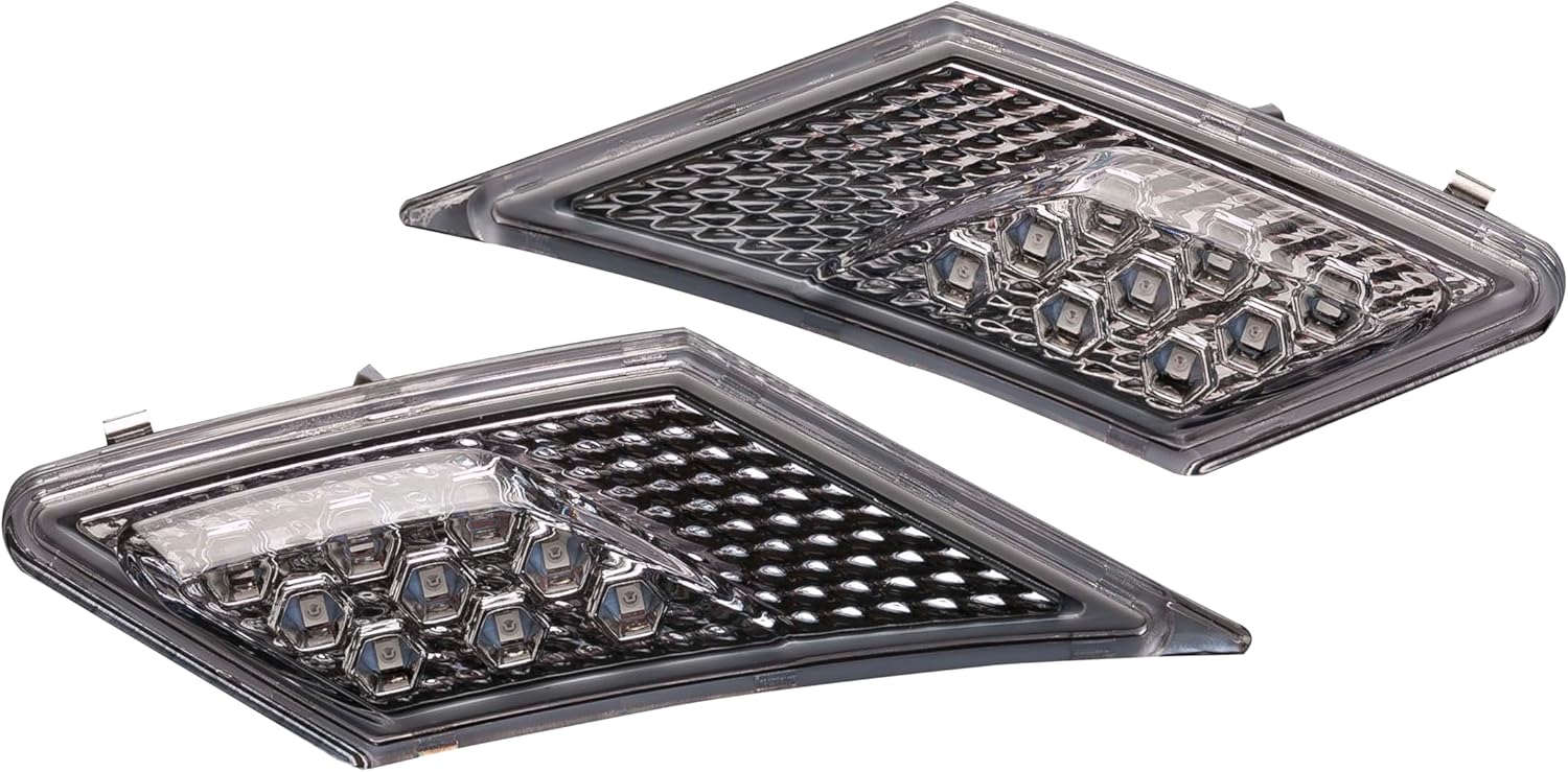 ヴァレンティ ジュエルLEDサイドマーカー クリア/クローム VALENTI(ヴァレンティ) ジュエルLEDサイドマーカー 18LED(片側9LED