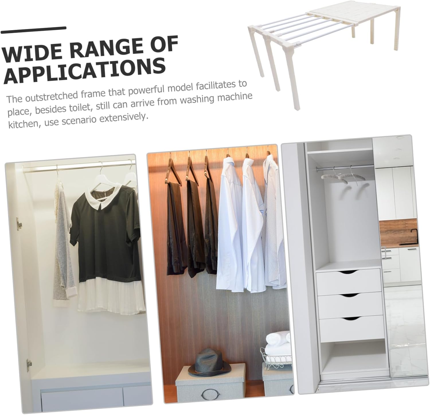 Storage Cubes Rack Height Easy to Assemble Closet Shelving System Household Storage