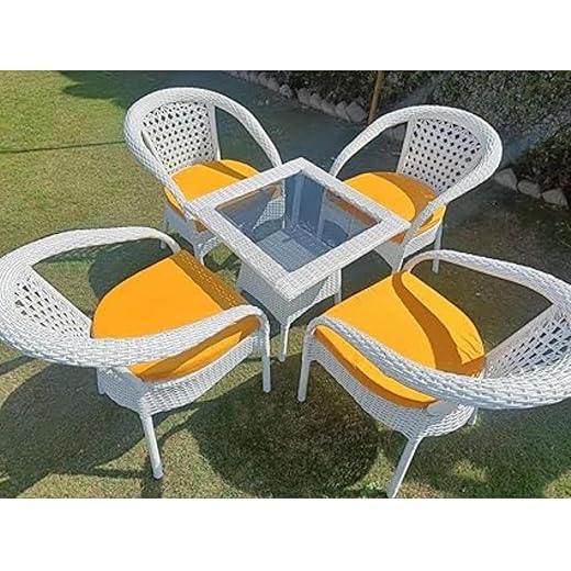 AASHVICRAFT Wicker Patio Furniture Set