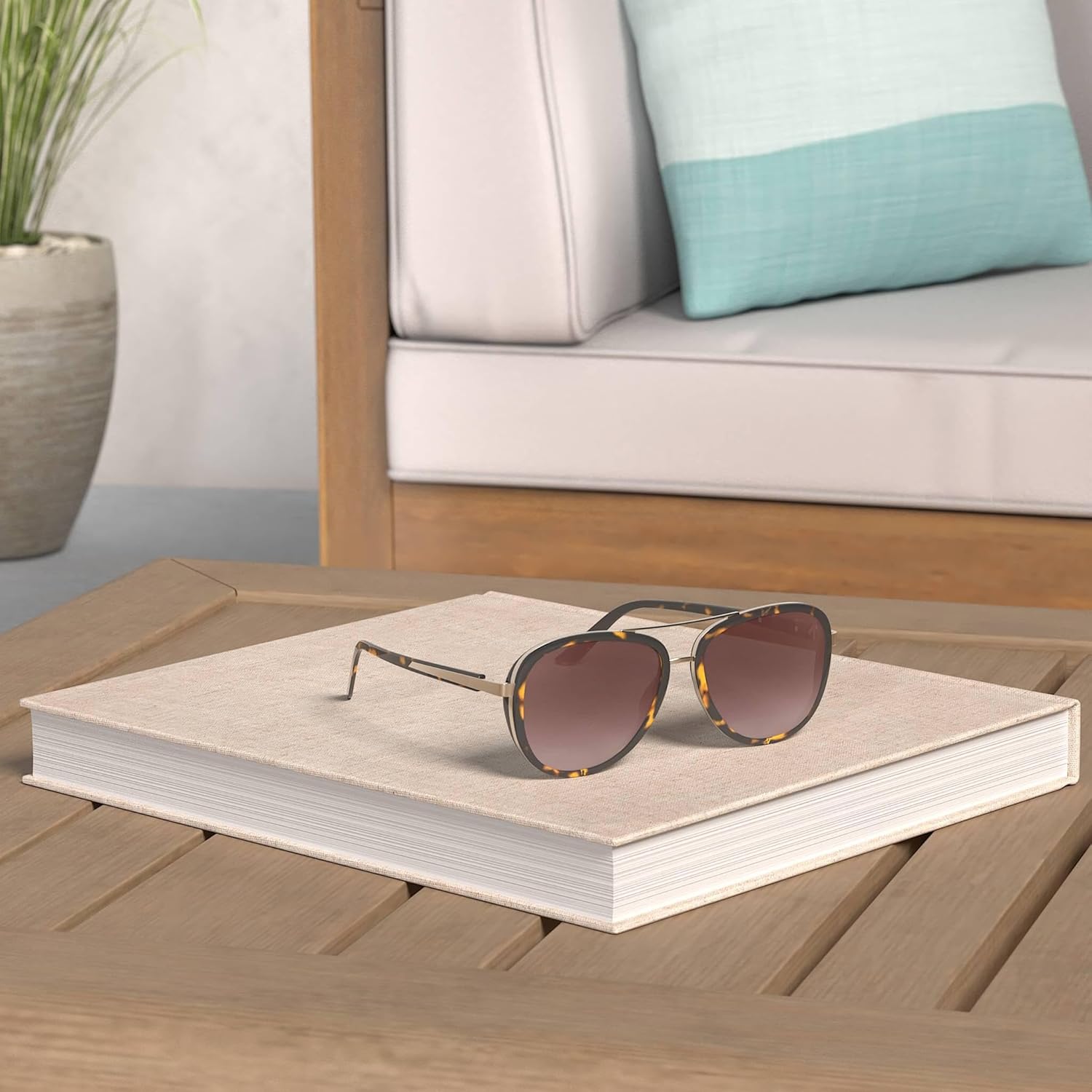 BIRCEN Polarized Sunglasses for Women UV - Protection Womens Retro Mirrored Shades with Acetate Frame BC2001 - Image 2