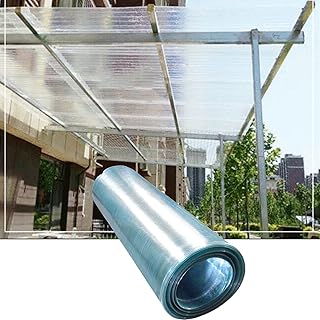 Paneles de techo de policarbonato para invernadero, protección UV, impermeable, para toldo y cochera, fácil de cortar, color verde, 0,7 x 15 m