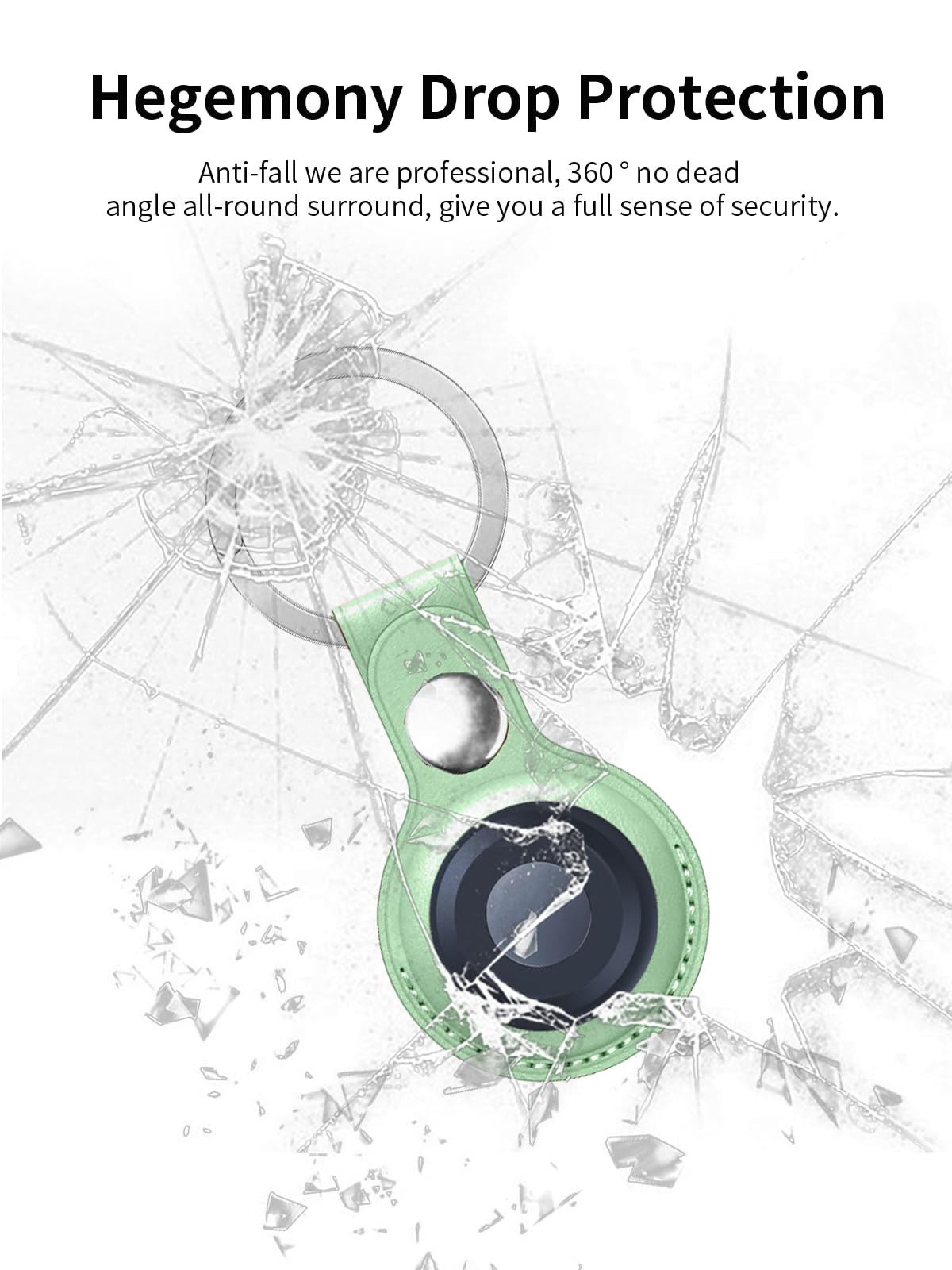 2-pak etui ochronne do telefonu Motorola Moto Tag Smart Anti-Loss Tracker silikonowy breloczek do kluczy – trwałe i stylowe pokrycie, wodoszczelne, odporne na upadki, zielone