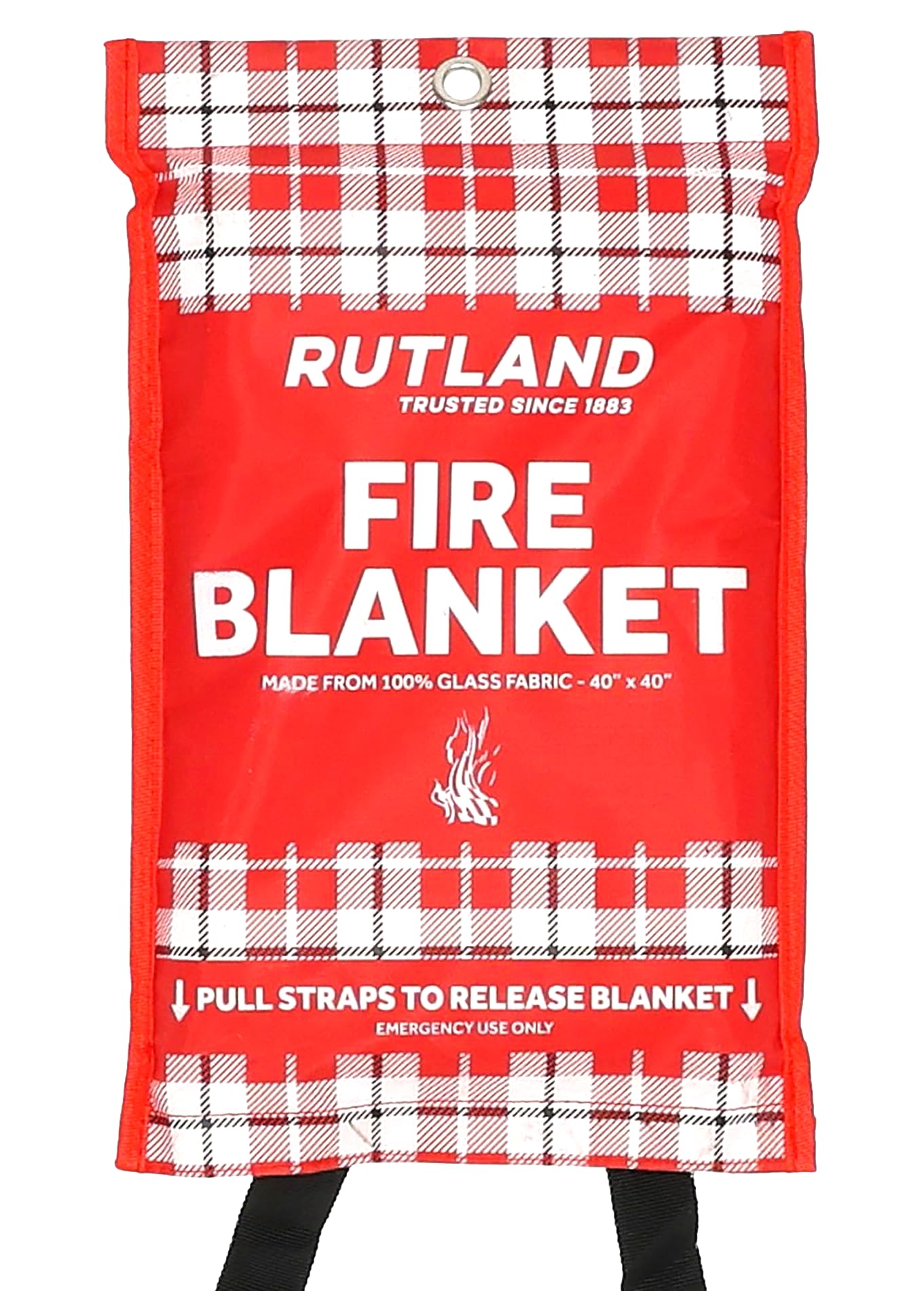 FireGuardian 40" X 40" Emergency Blanket, 900°F Heat Resistance, Fire Blanket For Small Area Fires