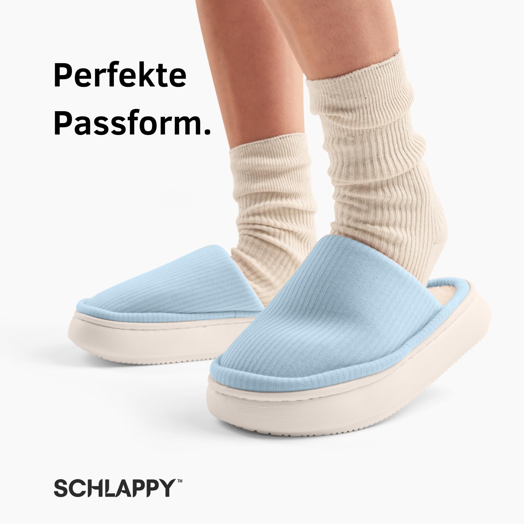 SCHLAPPY™ Original Cozy, Hausschuhe für Damen&Herren, Warme Plüsch-Pantoffel, 100% Plastikfrei