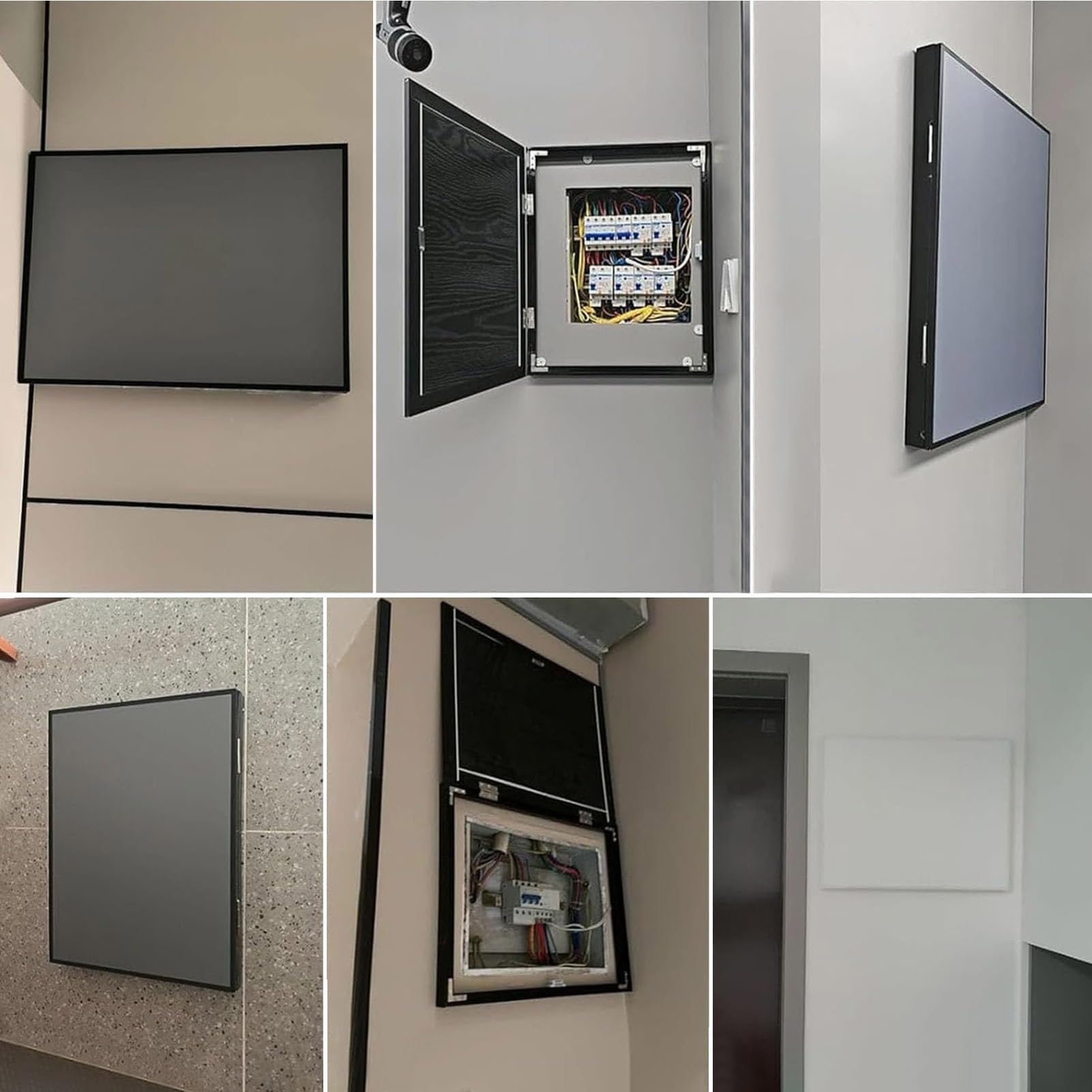 Tapa de Panel eléctrico Tapa de Caja de fusibles Decorativa Tapa de Caja de fusibles Gabinete Decoración Ocultar Pinturas para Sala de Estar, Estudio, Pasillo(A,50x40)