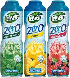 Sirup Set Minze Grenadine Zitrone 0% Zucker frei - 3 x 0,6L