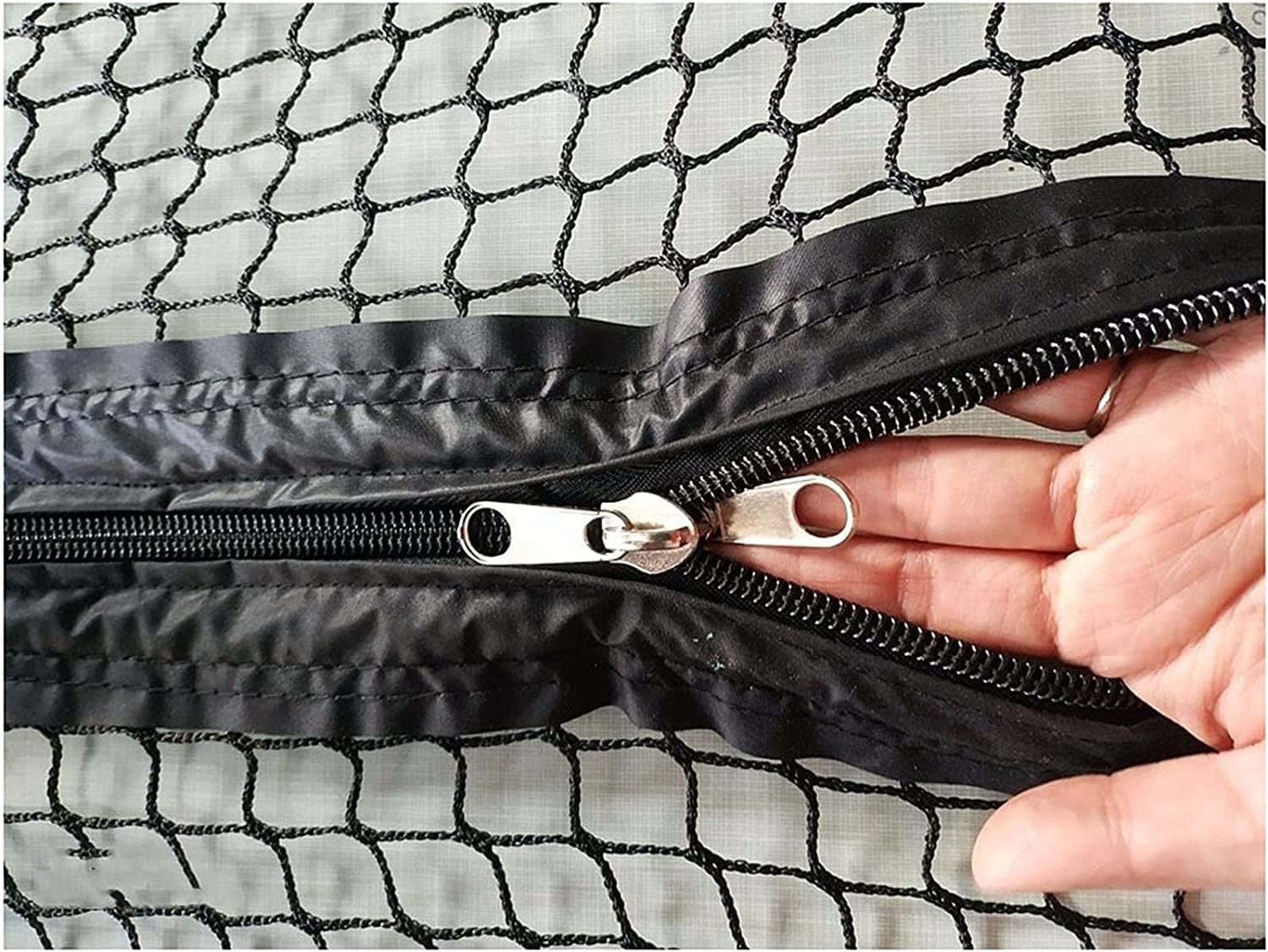 Spulenreißverschlüsse, offene Reißverschlüsse, 1 Stück 8# 10# 2 Meter großer Zelt-Reißverschluss, doppelseitiger Schieber-Reißverschluss for DIY-Nähen, Moskitonetz-Reißverschluss (Größe: 10#) (Größe Küche, Haushalt & Wohnen