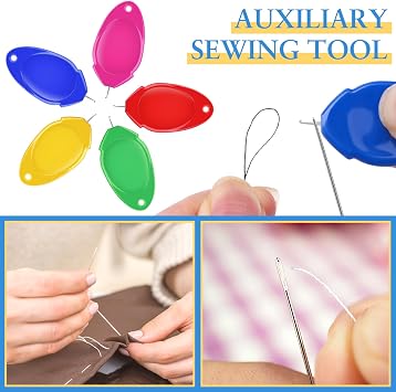 Fedmut Drawstring Threader Tool Set and Needle Threaders
