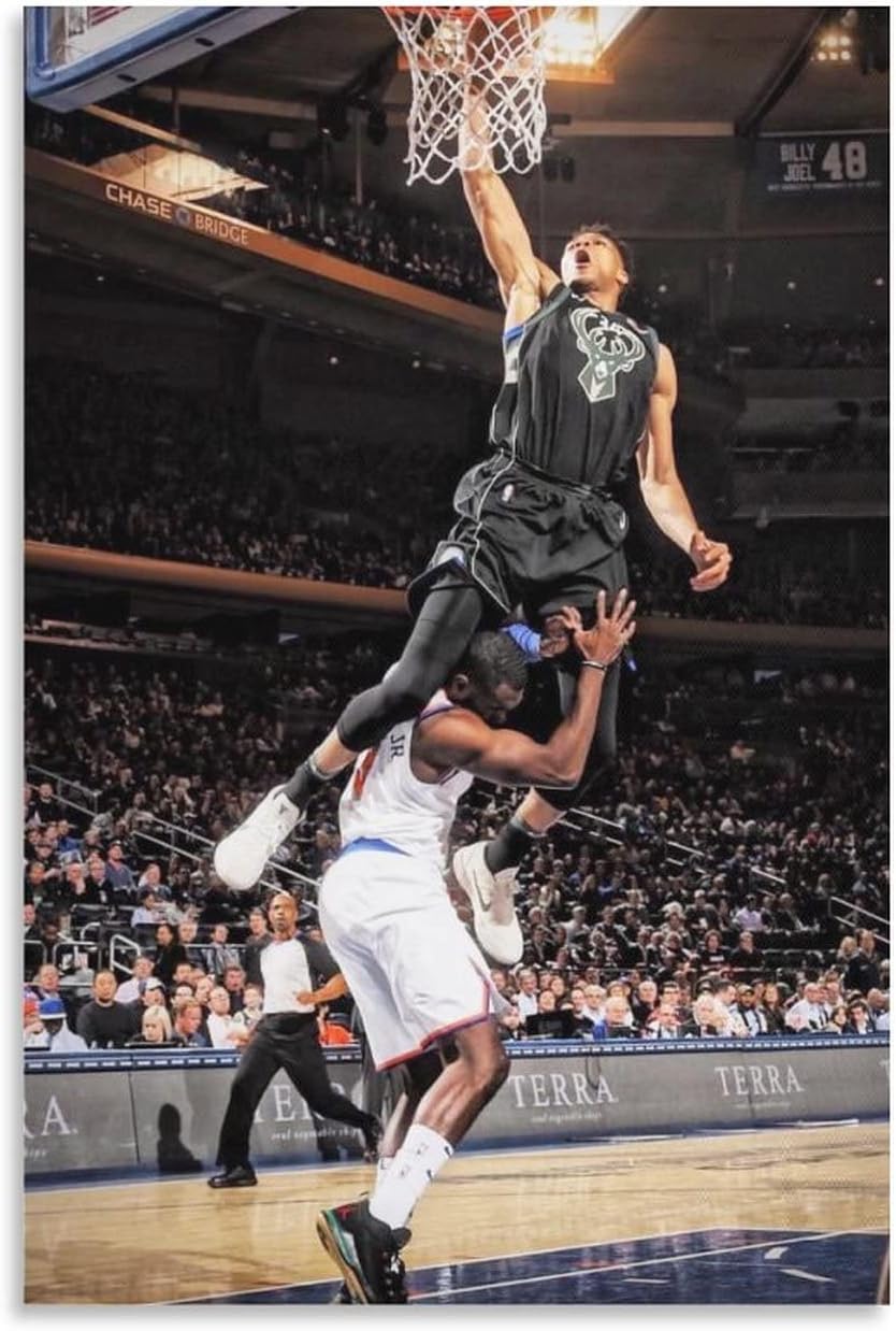 giannis antetokounmpo poster dunk