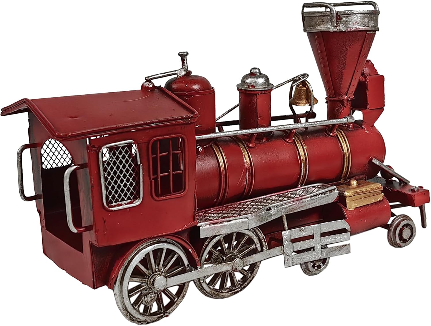 YCHTEWY-Metal Model Locomotive Classic Locomotive Collectible Model Train Classic Home Decor, Metal Locomotive Christmas Decor ，Unique of VintageTable Top Decor. (D)