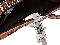 Vista 8 de MUSIC FIRST Funda de lona para ukelele MISS CAT para ukelele, correas de hombro dobles, diseño original