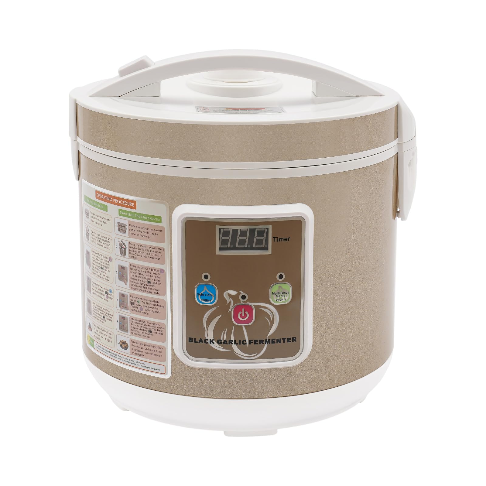 Fermenteur automatique universel 220 V pour ail noir, yaourt, kimchi et vin, capacité de 6 l, contrôle précis du temps/de la température