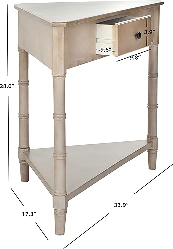 Miniatura 3 de Safavieh American Homes Collection Gomez - Mesa esquinera gris vintage Gris Vintage,Cerezo oscuro,Negro (Distressed Black),Crema