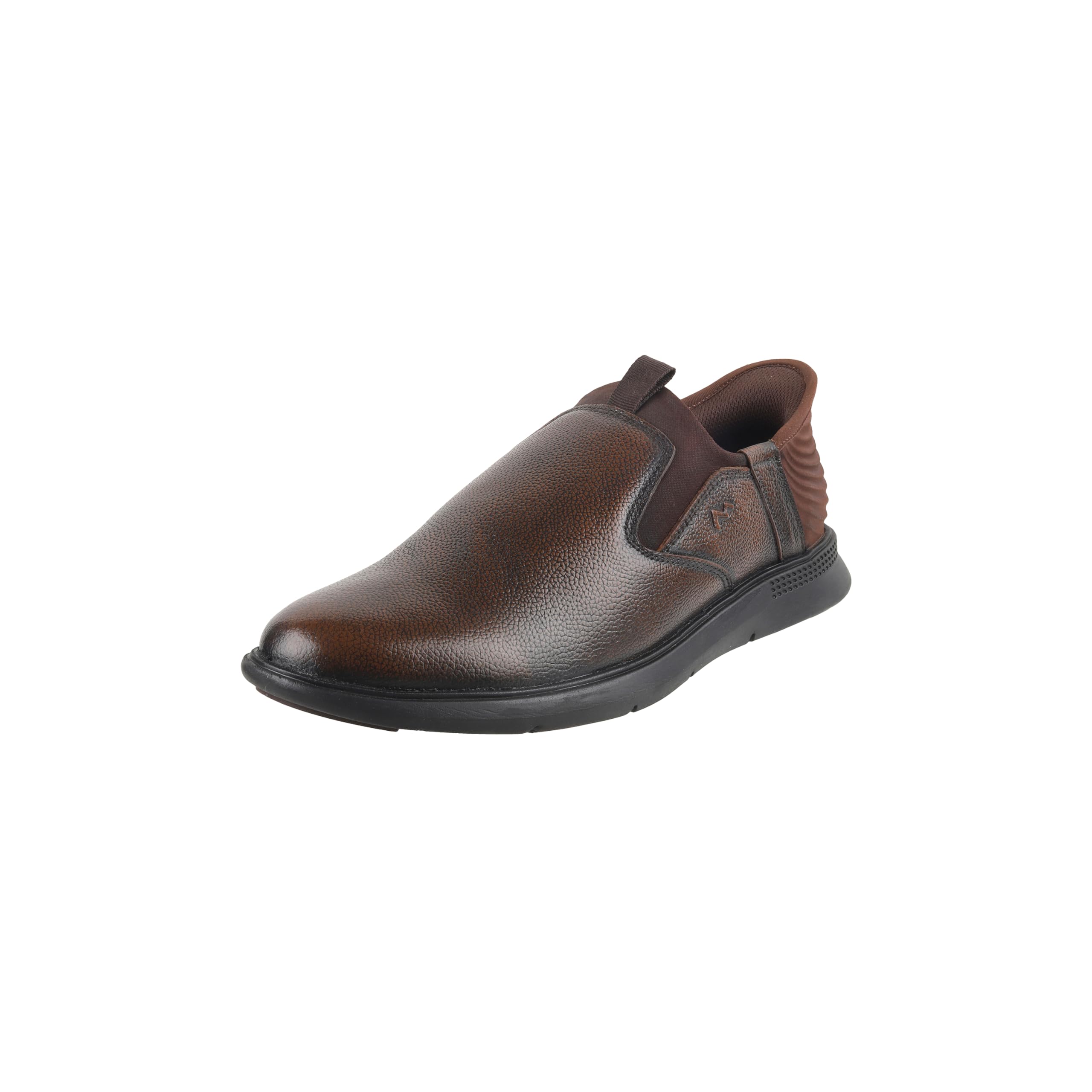 metro Men's Comfortable Fit Leather Slip-On Shoes-picture-13