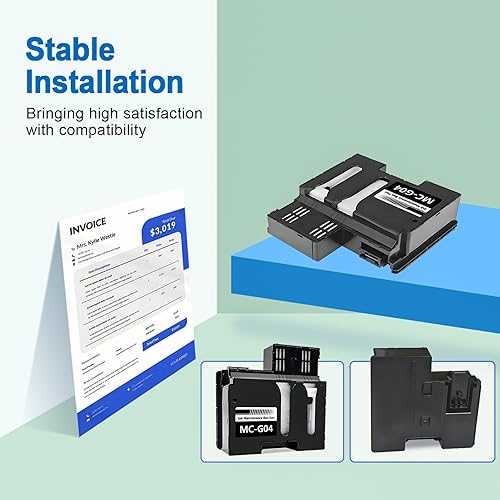 Miniatura 4 de YOUEXPERT MC-G04 Cartucho de mantenimiento de tinta con nuevo chip MC G04 Uso con impresora MegaTank G3270 G2270 G1230 (1 paquete)