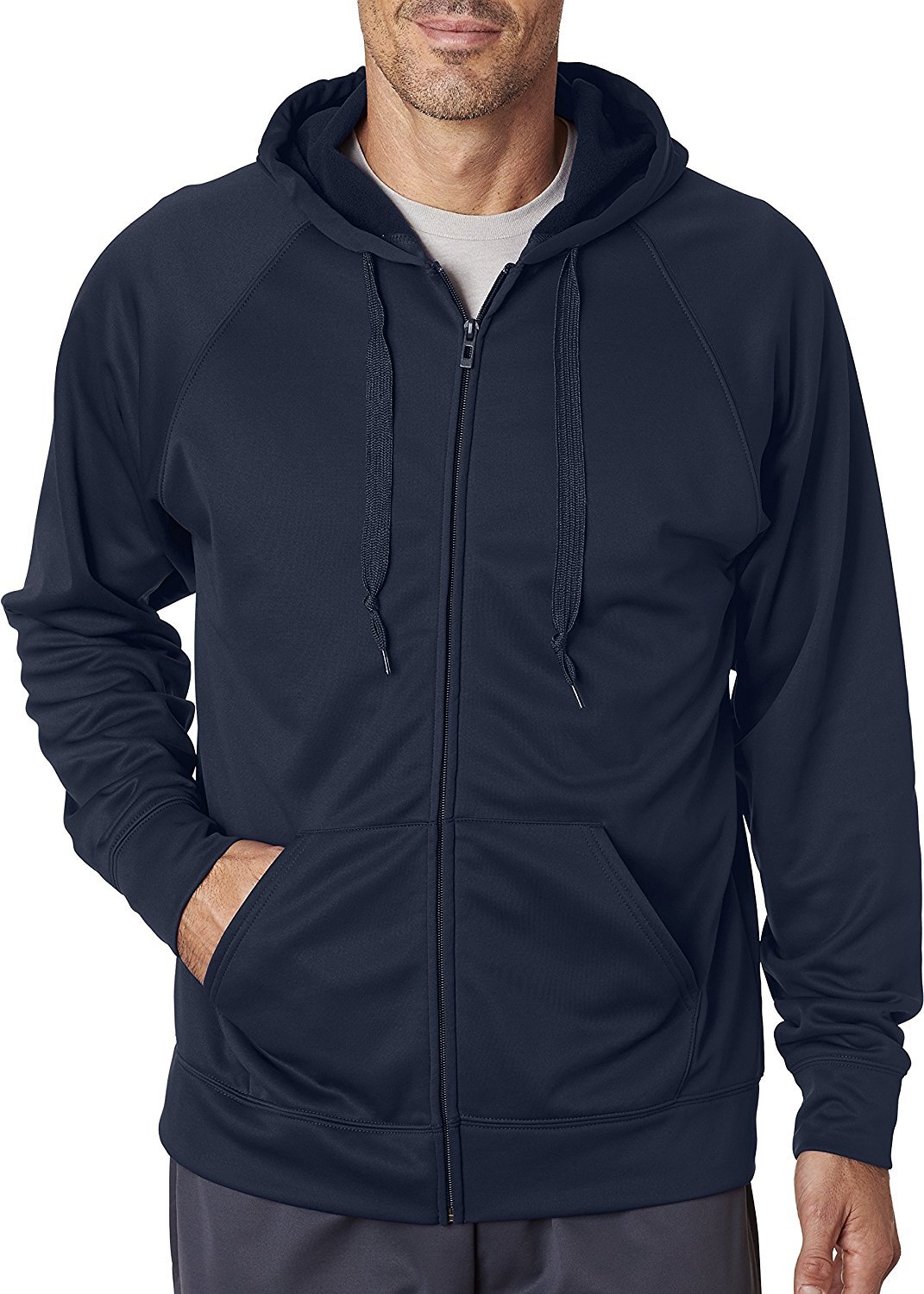 JerzeesPF93MR Dri-Power Sport Hooded Full-Zip Sweatshirt