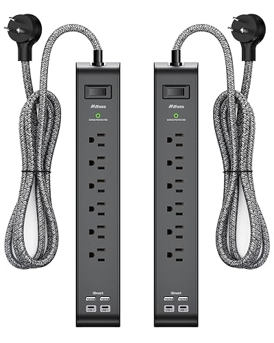 Mifaso 2-Pack Power Strip