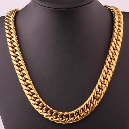 Cuban Curb Link Chain Necklace/Bracelet 