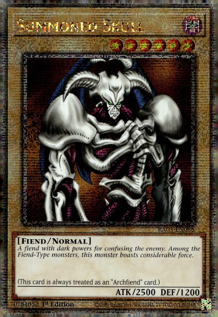 Summoned Skull (Quarter Century Secret Rare) - RA03-EN086 - Quarter Century Secret Rare - 1st Edition