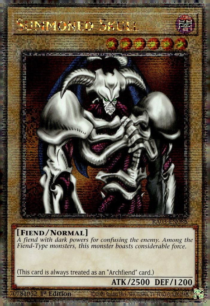 ra03 yugioh card list Yu-Gi-Oh! - Quarter Century Bonanza Summoned Skull (Quarter Century Secret