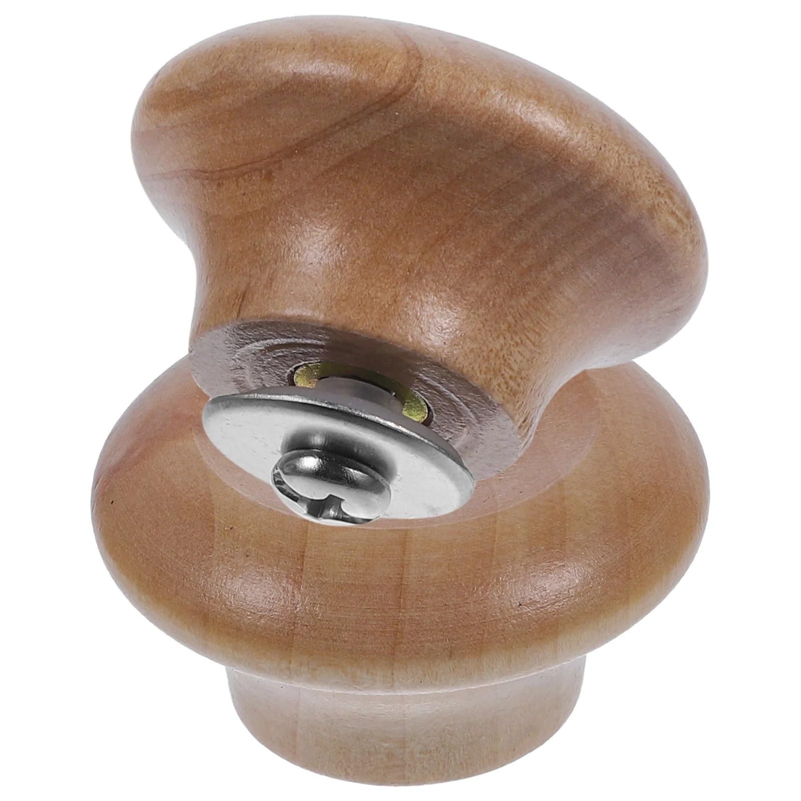 10Pcs Wood Pan Lid Knobs Replacement Pot Lid Handles for Kitchen Cookware