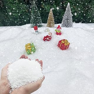 TURNMEON 25 Ounces Christmas Artificial Snow Powder Xmas Decorations, Sp...