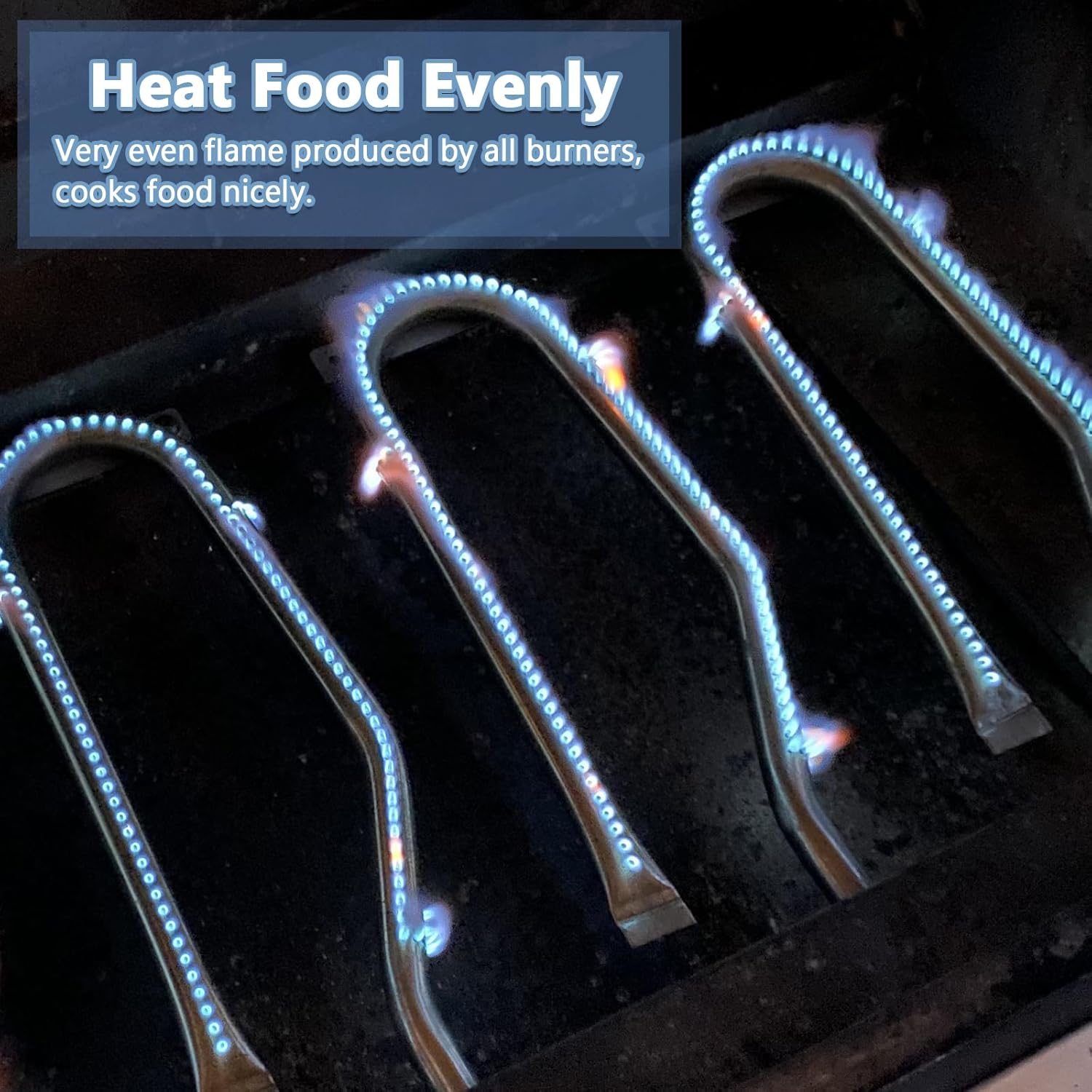 Adviace Grill Replacement Parts for Jenn Air 720-0337 Grill, Grill Grates & Flame Spreader & Burner and Igniter Kit for Jenn Air Model 720-0337, Replacement for Jenn Air 720-0337 Grill Parts