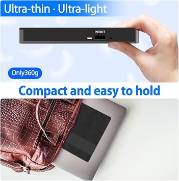 External CD DVD Drive for laptop PC USB 3.0 Type-C CD DVD burner | CD/DVD +/-RW Portable Drive for Laptop Desktop PC and Mac OS for MacBook for Windows 11/10/8/7/XP