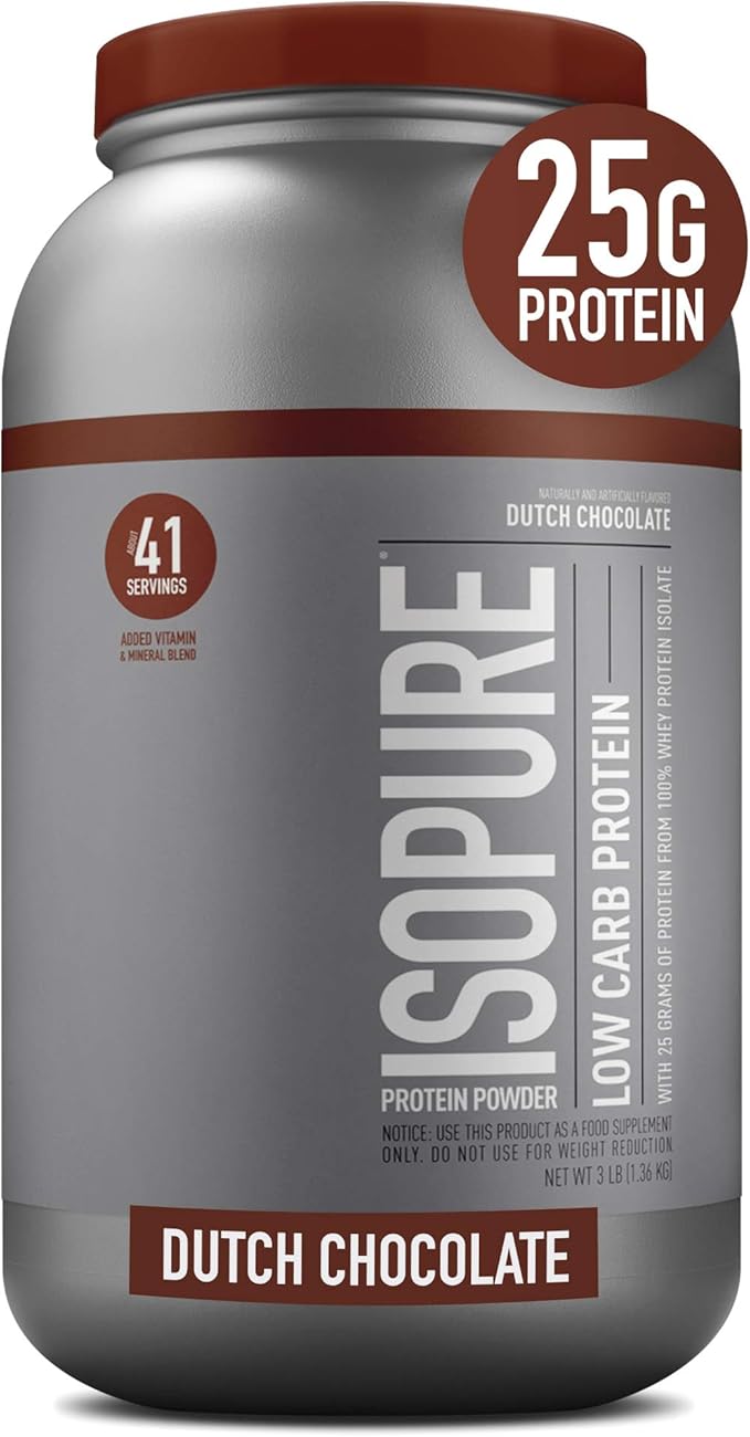 Isopure Zero Carb, Poudre de protéine, isolat de protéine de lactosérum