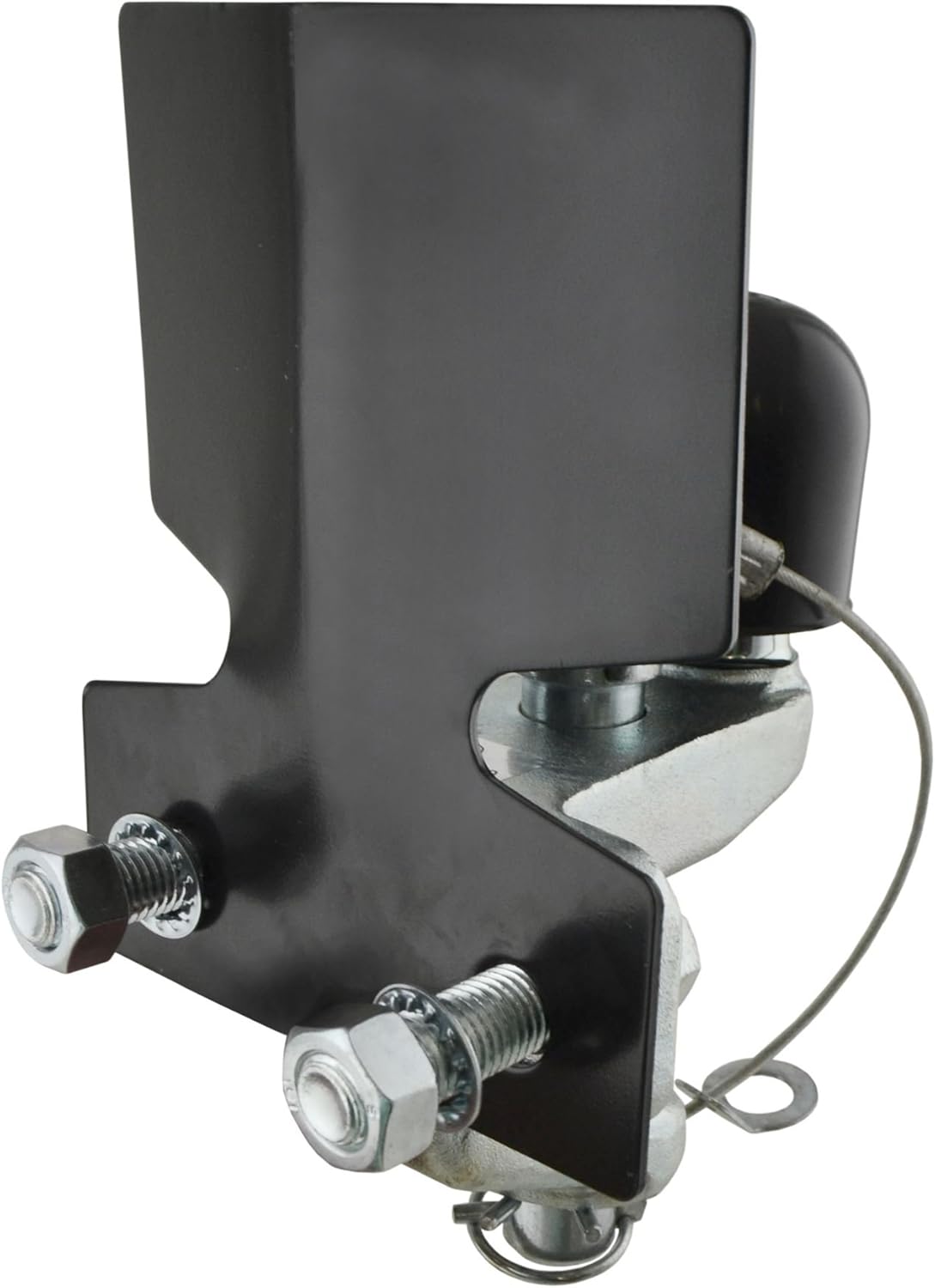 Steel Tow Bar Ball 50mm Coupling Pin Hitch Cover Bumper Plate 65mm Bolts Nuts